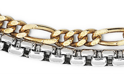 Degs & Sal Layered Chain Bracelet In Silver/gold