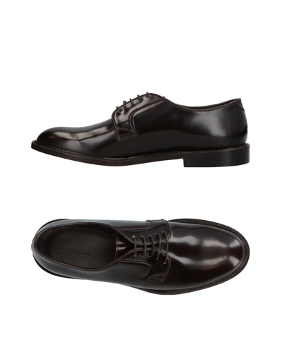 Shop Migliore Lace-up Shoes In Dark Brown