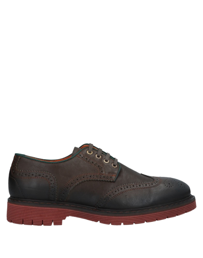 Shop Ambitious Lace-up Shoes In Dark Brown
