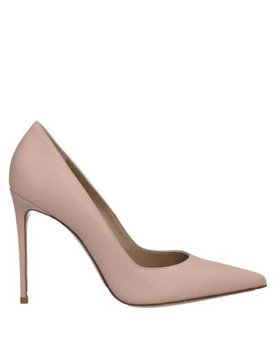 Shop Le Silla Woman Pumps Blush Size 11 Soft Leather In Pink