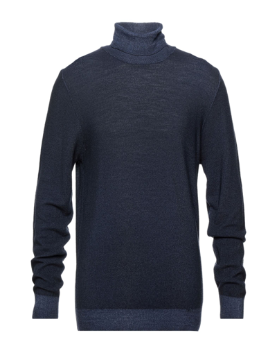Shop Jeordie's Man Turtleneck Midnight Blue Size Xl Merino Wool