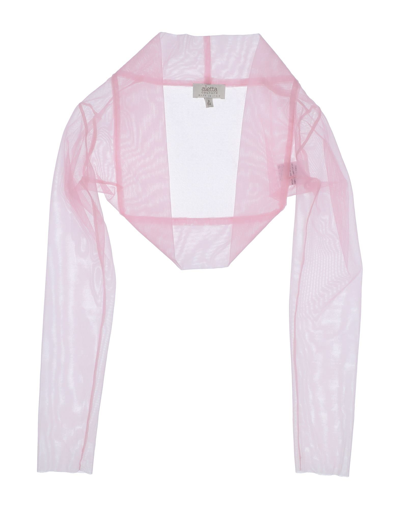 Shop Aletta Wrap Cardigans In Pink