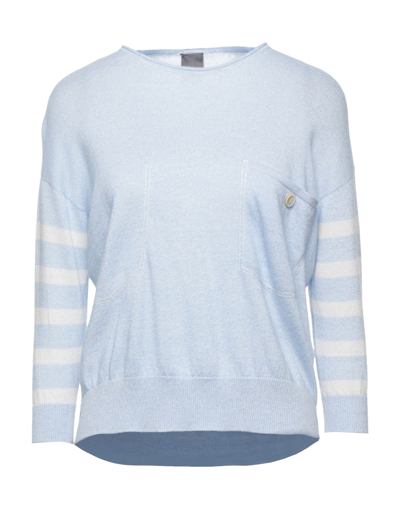 Shop Lorena Antoniazzi Woman Sweater Sky Blue Size 4 Cashmere, Cotton