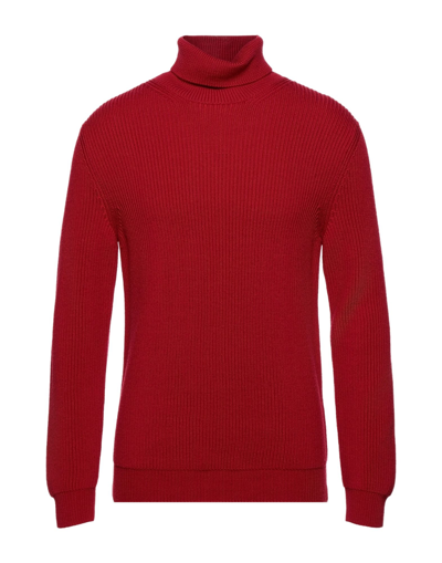 Shop Altea Man Turtleneck Red Size L Virgin Wool