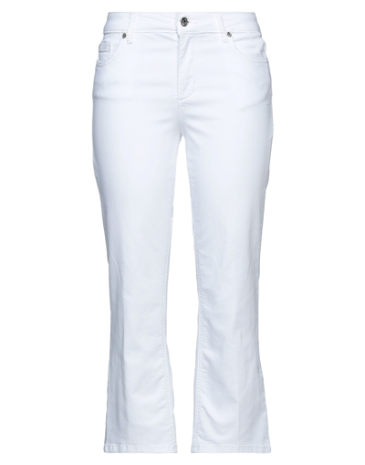 Liu •jo Cropped Pants In White