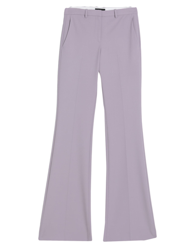 Shop Theory Woman Pants Lilac Size 2 Wool, Elastane In Purple