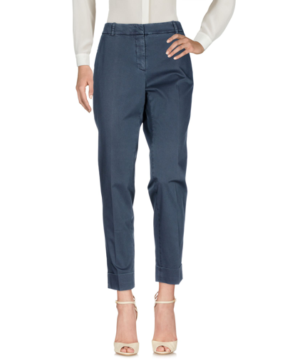 Shop Accuà By Psr Woman Pants Midnight Blue Size 2 Cotton, Elastane