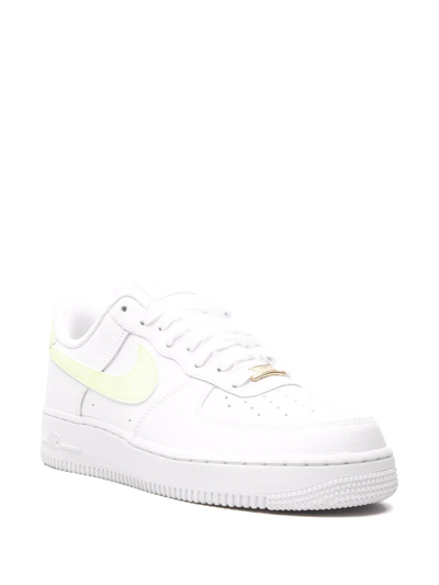 Shop Nike Air Force 1 Low "white/barely Volt" Sneakers