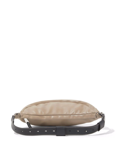Shop Proenza Schouler White Label Stanton Leather Belt Bag In Grey