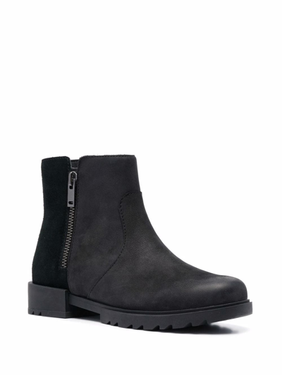 Sorel Women's Emelie Ii Zip Booties Women's Shoes In Schwarz