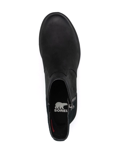 Sorel Women's Emelie Ii Zip Booties Women's Shoes In Schwarz