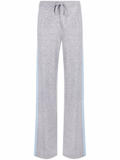 Shop Chinti & Parker Side-stripe Track Pants In Grau