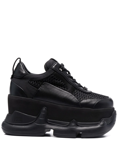 Shop Swear Air Revive Nitro Platform Sneakers In Black