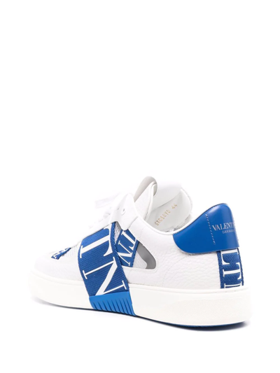 Shop Valentino Vl7n Panelled Sneakers In White