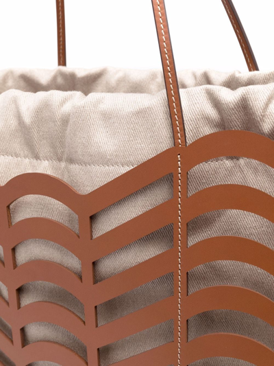 Chloé Convertible Kayan Tote Bag In Brown