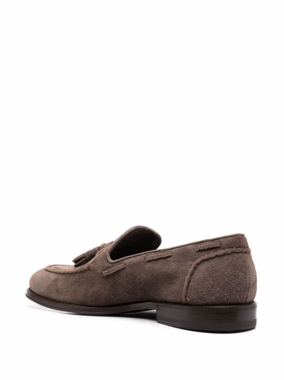 Shop Henderson Baracco Tassel Moccasin Loafers In Braun