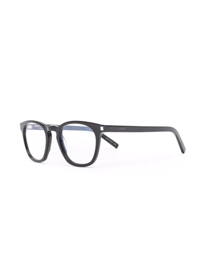 Shop Saint Laurent Sl 28 Opt D-frame Glasses In Black