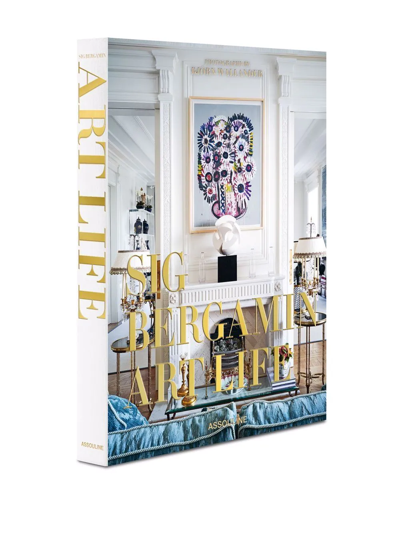 Assouline Art Life By Sig Bergamin Book In Weiss
