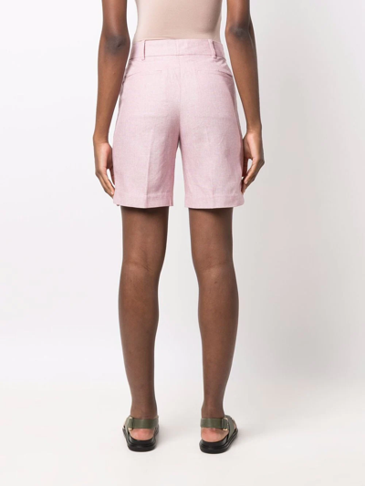 Michael Michael Kors Cotton Tailored Shorts In Rosa