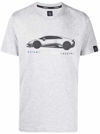 Automobili Lamborghini Man Melange Grey Huracan Evo Rwd T-shirt