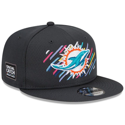 New Era Men's Charcoal Miami Dolphins 2021 Nfl Crucial Catch 9fifty ...