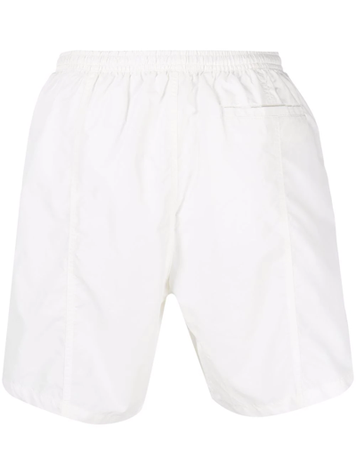 Shop Ami Alexandre Mattiussi Ami De Cœur Swim Shorts In White