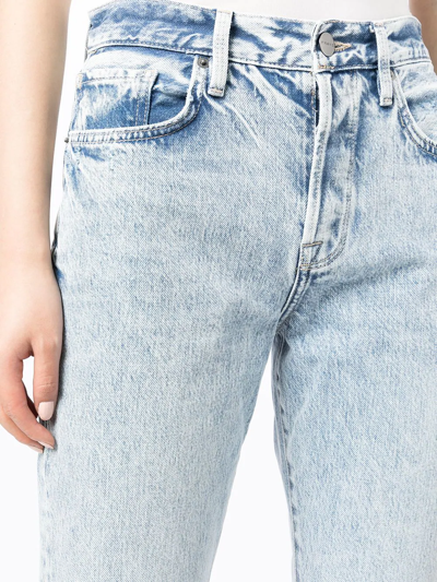 Shop Frame Le Original Ripped Jeans In Blau