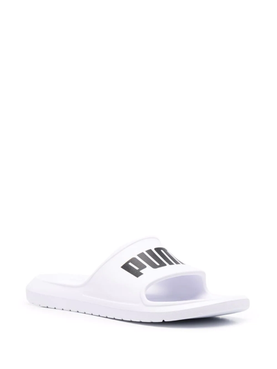 Puma Divecat V2 Sliders In White