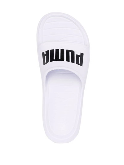 Puma Divecat V2 Sliders In White