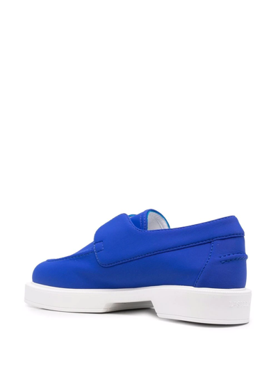 Le Silla Yacht Moccasin Loafers In Blau