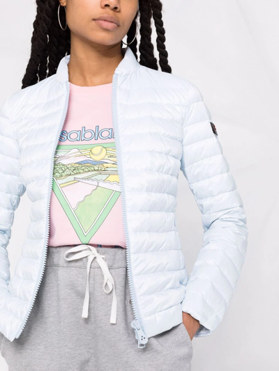 Peuterey Puntia Zipped Padded Jacket In Blau