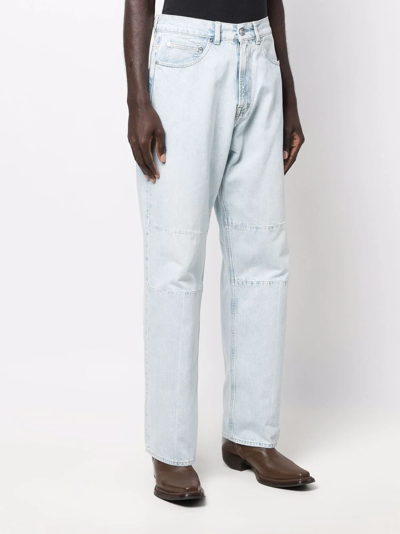 Shop Our Legacy Straight-leg Denim Jeans In Blau
