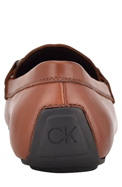 Shop Calvin Klein Olaf Driving Loafer In Brown