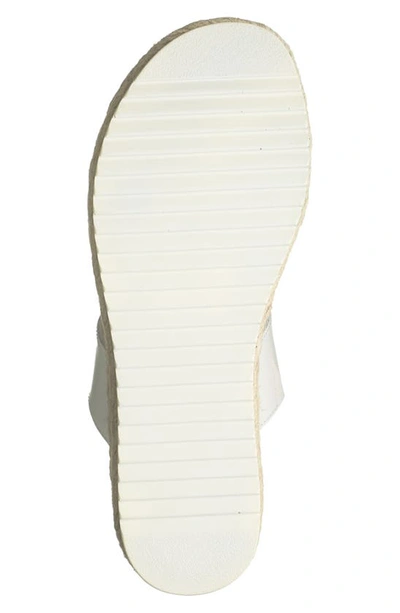 Shop Steve Madden Jaime Espadrille Platform Sandal In White