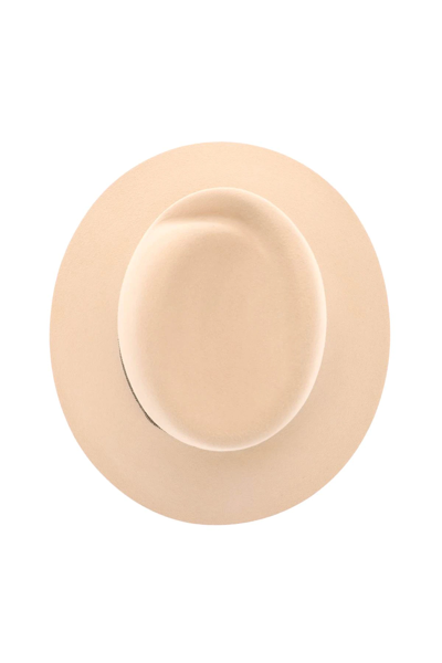 Shop Maison Michel Felt Virginie Fedora Hat In Beige