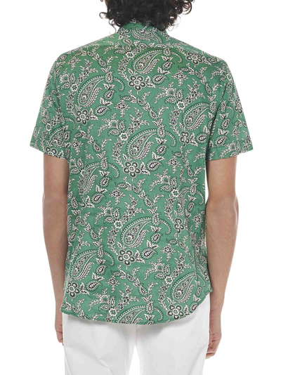 Shop Etro Shirt In Green