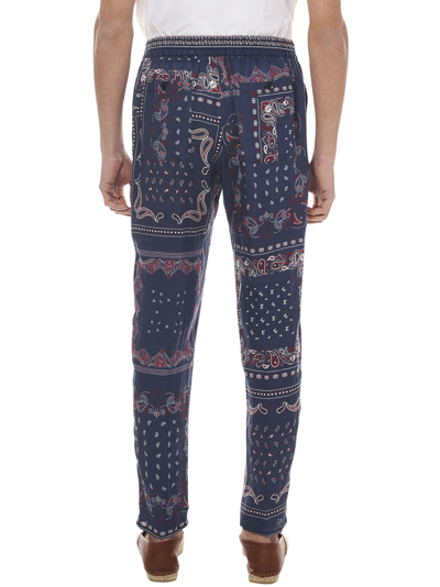 Shop Etro Trousers In Blue