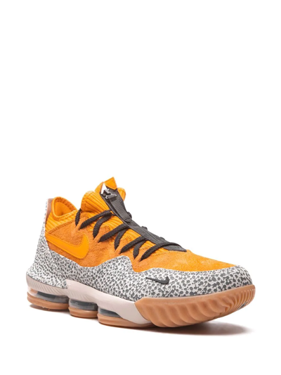 Shop Nike X Atmos Lebron 16 Low Ac Ep Sneakers "safari" In Yellow