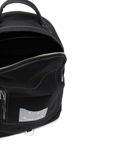 Shop Ps By Paul Smith Logo Print Backpack In Black