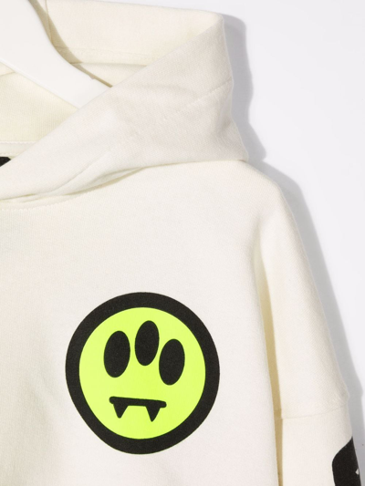 Barrow Logo-print Pullover Hoodie In Neutrals