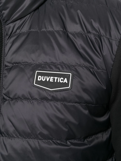 Shop Duvetica Fossi Panelled Puffer Jacket In Black