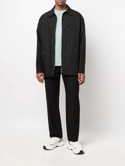 Kenzo Reversible Flame-print Jacket In Black