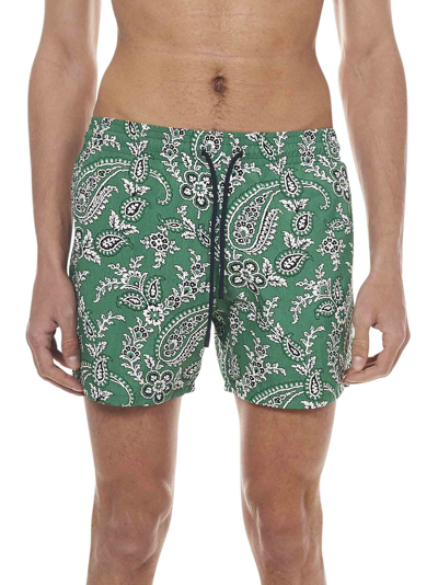 Shop Etro Swimsuit In Green