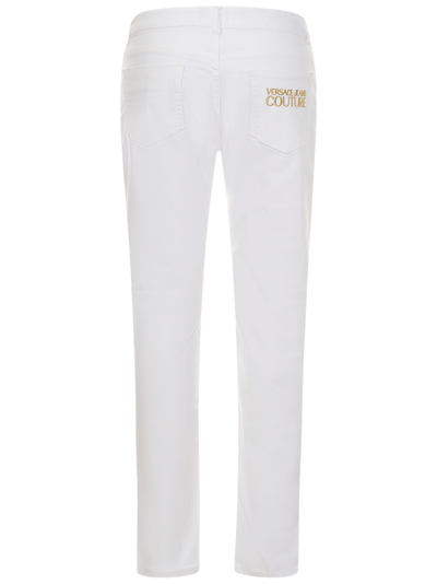 Shop Versace Jeans Couture Jeans In White