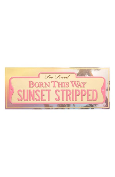 Shop Too Faced Born This Way Sunset Stripped Eyeshadow Palette In Multi