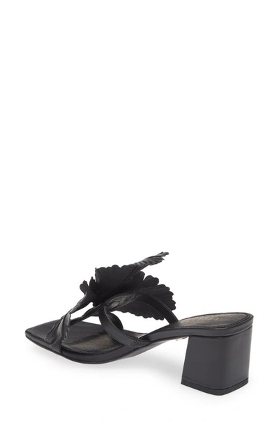Shop Cecelia New York Happy Leather Sandal In Black