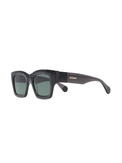 Shop Jacquemus Les Lunettes D-frame Sunglasses In Schwarz