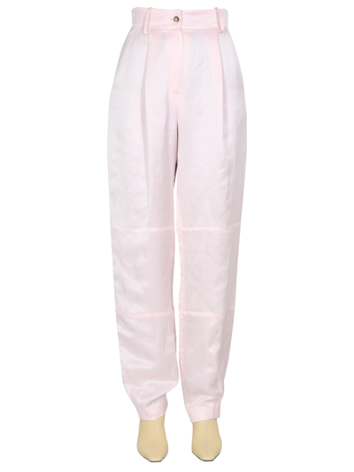 The Mannei "volterra" Trousers In Pink
