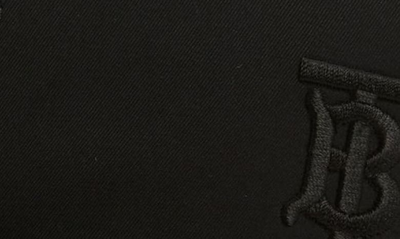 Shop Burberry Monogram Motif Gabardine Baseball Cap In Black