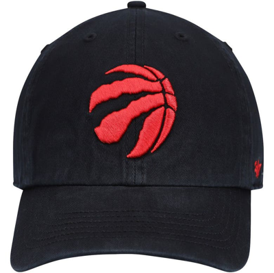 Shop 47 ' Black Toronto Raptors Team Franchise Fitted Hat
